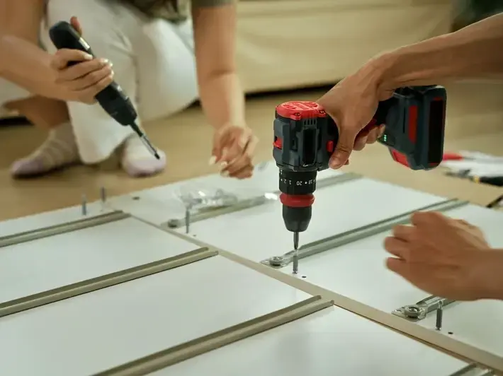 cabinet painting service in a Burien kitchen near Lake Burien with Benjamin Moore paint